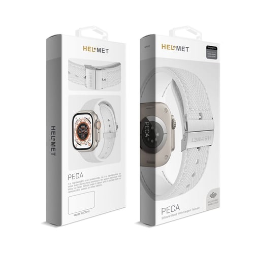 *PECA - سوار جلدي أنيق لساعة أبل من HELMET*