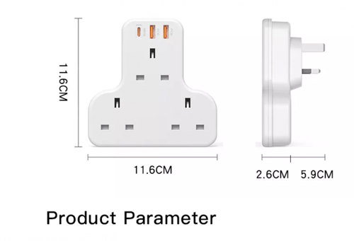 رأس توصيلة بمخارج شحن من yesido-MC15