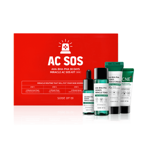 مجموعة المعجزة إس أو إس SOSلعلاج حبوب البشرة