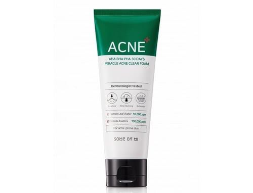 المنظف الرغوي المعجزة لحب الشباب