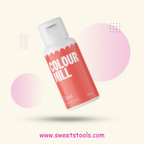 Coral الوان زيتية للشوكولاته والكريمة 20 ملي