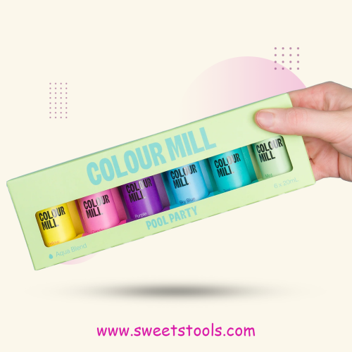 6 الوان مائية غذائية Pool Party