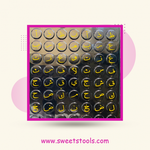 ورق ترانسفير حروف