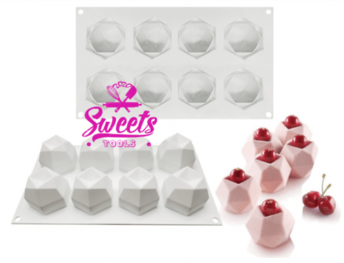 قالب سيلكون 8 فتحات شكل سداسي