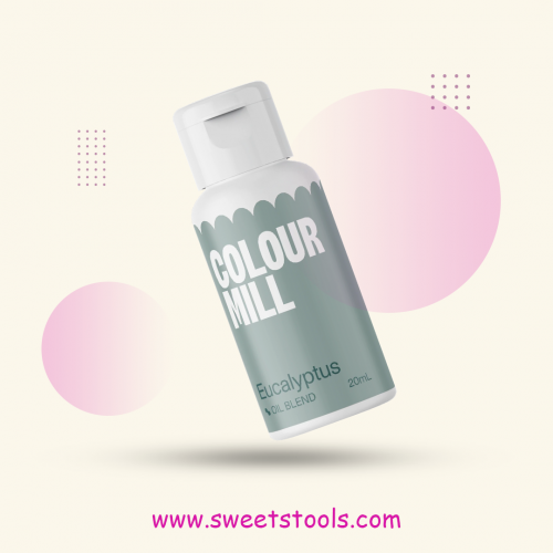 Eucalyptus الوان زيتية للشوكولاته والكريمة 20 ملي