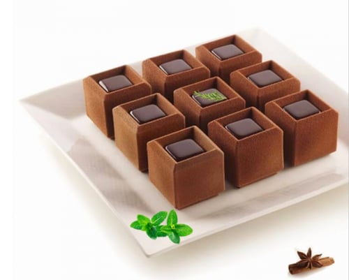 قالب سيلكون مربع 28 فتحة