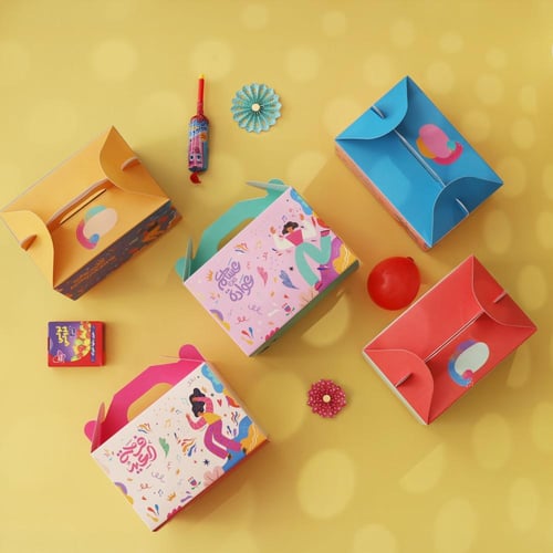 مجموعة علب العيديات للأطفال