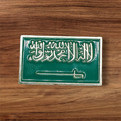 استيكر لاصق معدن 3M - علم المملكة العربية السعودية