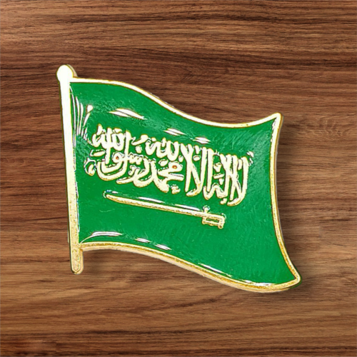استيكر لاصق معدن 3M - علم المملكة العربية السعودية