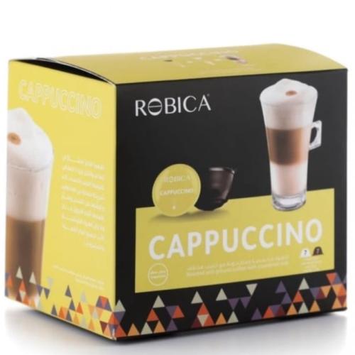 كبسولات روبيكا كابتشينو - 14 كبسولة (7 قهوة + 7 حل...