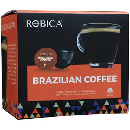 كبسولات روبيكا قهوة برازيلية - 10 كبسولات لتجربة ق...
