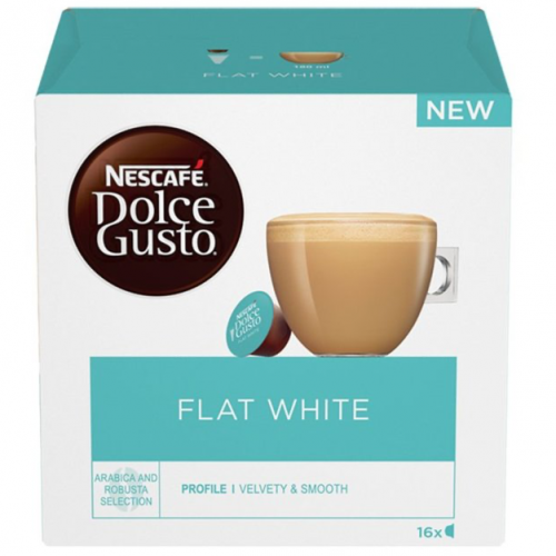 كبسولات فلات وايت - 16 كبسولة قهوة وحليب - تجربة ق...