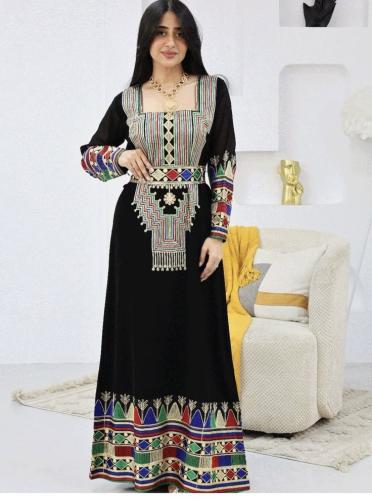 عسيري نوع القماش كريب ملكي