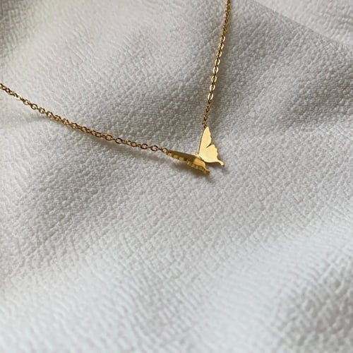 سلسال فراشة مطلي