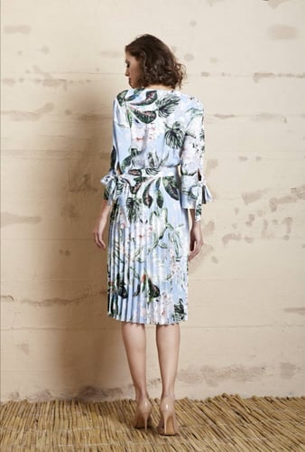 فستان مشجر ميدي بليسيه