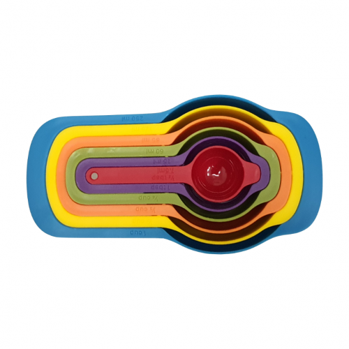 6 ملاعق بلاستيك لقياسات الوزن