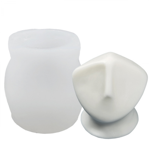 قالب شمع الوجه المنحوت 1