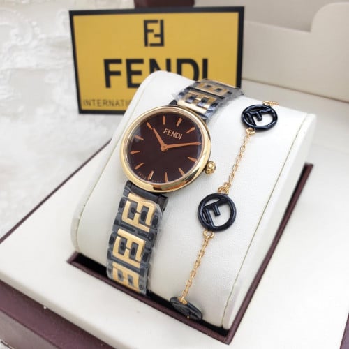 طقم ساعة واسوارة فيندي