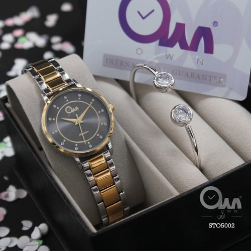 طقم ساعة نسائي فخم من Own