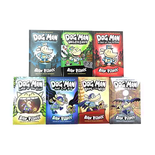 Dog Man Set of 10 books-packed