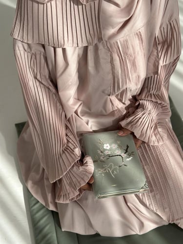 طقم الباليسية - تفني وزهري