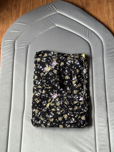 طقم الكروشية - رصاصي وموف