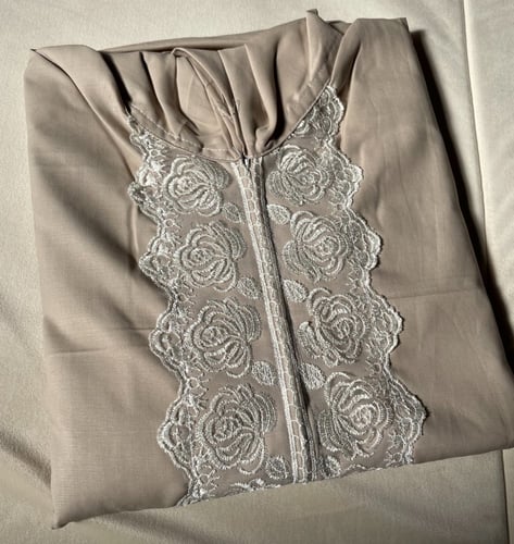 شرشف صلاة دانتيل بسحاب