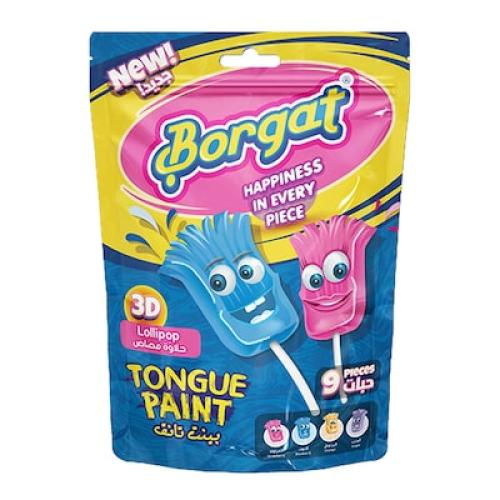 بورقات حلاوة مصاص فرشة عبوة 9حبة 162 جم