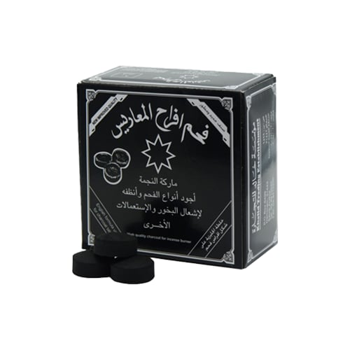 فحم افراح المعاريس احمر -اسود ، اختر النوع