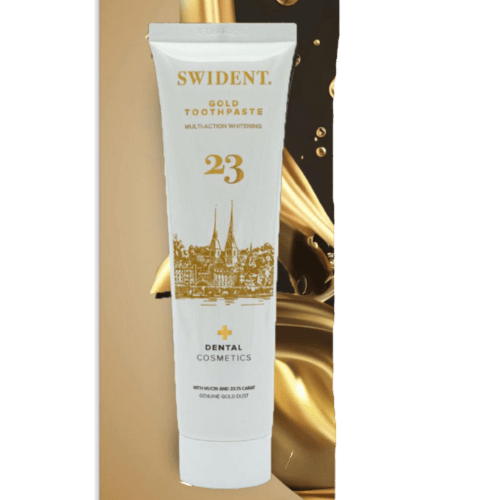 معجون أسنان سويدنت بالذهب