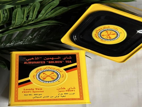 شاي خشن شاي السهمين الذهبي حديد 400مل