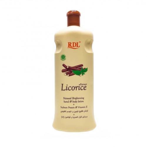 لوشن عرق السوس لليدين والجسم من ار دي ال 600مل