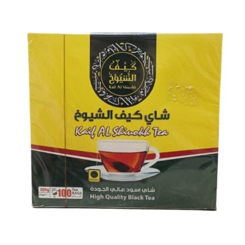 شاي اسود كيف الشيوخ 100كيس