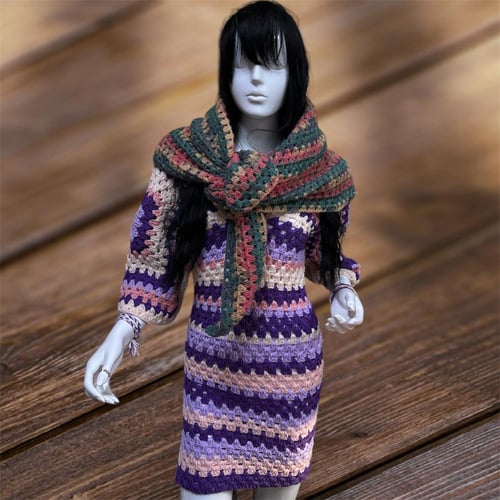 شال مثلث نسائي