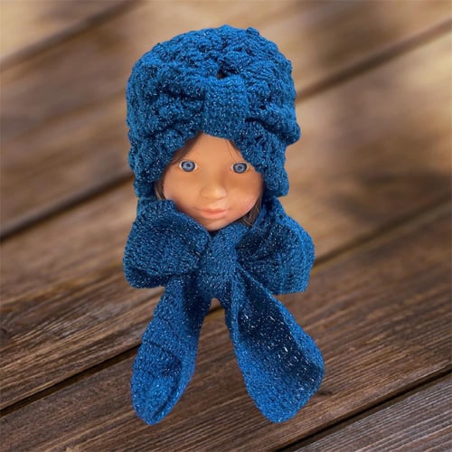 شال و طاقية نسائية