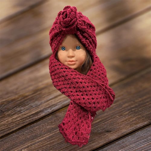 شال و طاقية نسائية