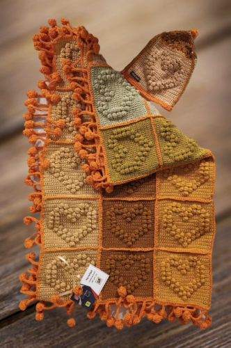 بطانية وقبعة لبيبي من عمر شهر الى سنة