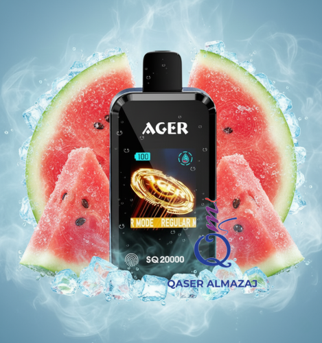سحبة جاهزة اجير لوش ايس AGER SQ Lush Ice 20000 Puf...
