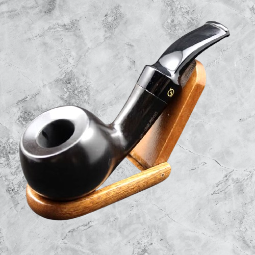 غليون خشب أبانوس D-BRAND Ebony Wood Tobacco Pipe