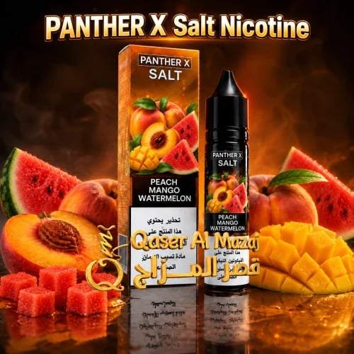 نكهة بانثر خوخ مانجو بطيخ Panther X Salt Nicotine...