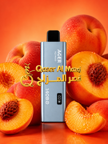 AGER SQ Peach Max 14000 Puffs Disposable