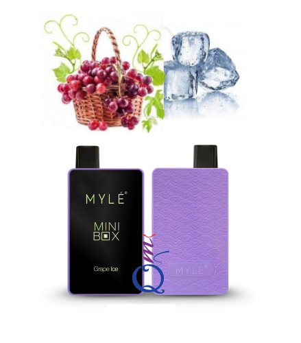 سحبة جاهزة مايلي عنب ايس MYLÉ MINI BOX Grape Ice 1...