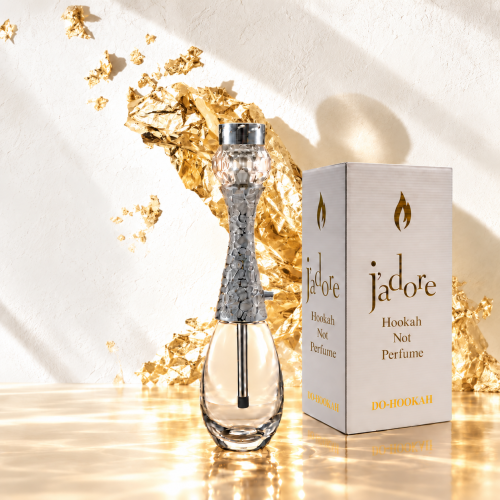 J'adore Silver White Hookah