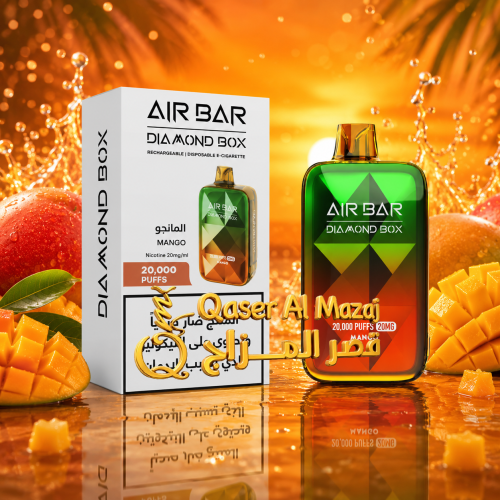 سحبة جاهزة مانجو AIR BAR DIAMOND BOX Mango 20000 P...