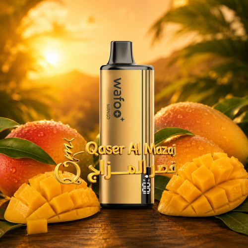 سحبة جاهزة وافو مانجو Wafoo Mango 16000 Puffs Disp...