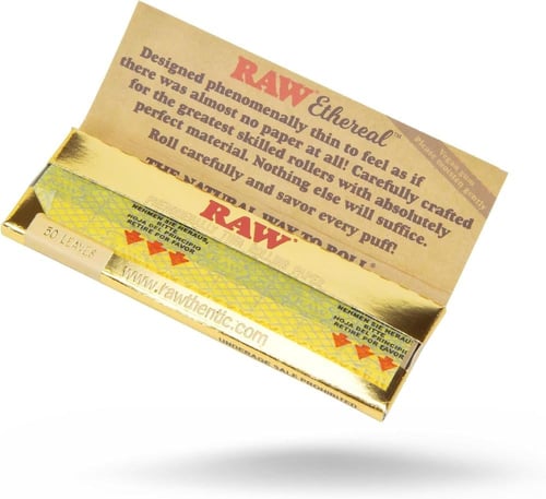ورق لف راو ذهبي حجم RAW Rolling Paper Ethereal 1 1...