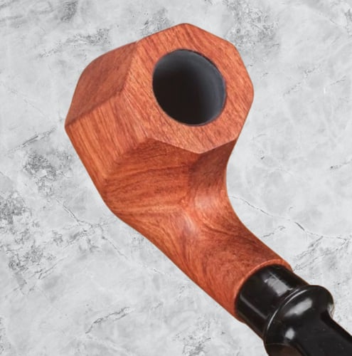 غليون خشب الورد Oliva Rosewood Bent Pipe
