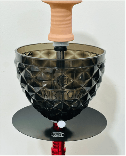 وعاء تبريد اكريلك خارجي Acrylic Ice Hookah Contain...