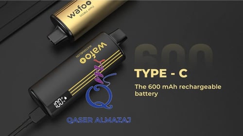 سحبة جاهزة وافو عنب Wafoo Grape 16000 Puffs Dispos...