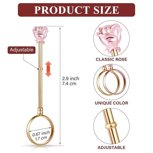 Cigarette Holder Ring Rose